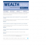 WEALTHwise newsletter Winter 2014