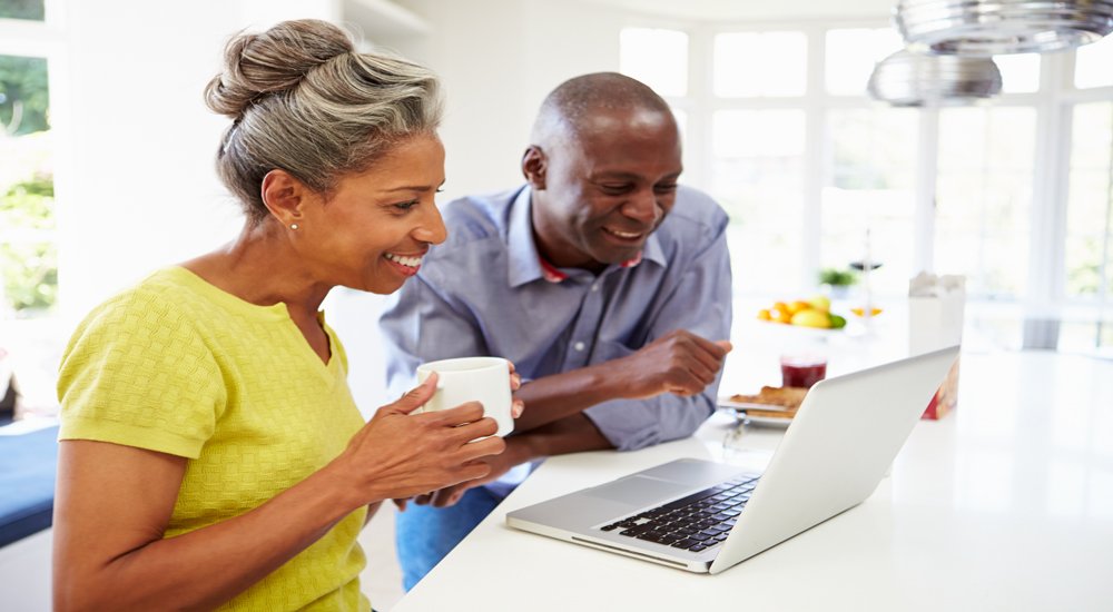 couple at computer