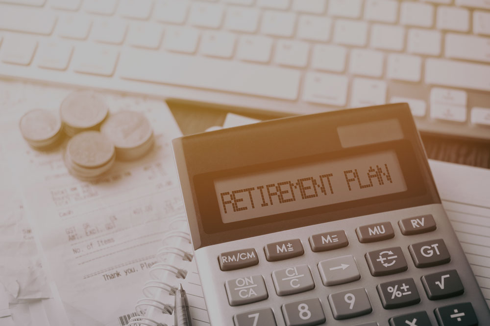 calculator spelling retirement plan