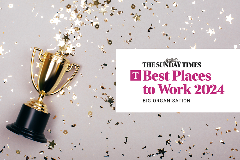 WEALTH at work listed in Sunday Times Best Places to Work 2024.